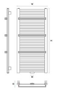 Kaloryfer NADIR DR/P 945/565