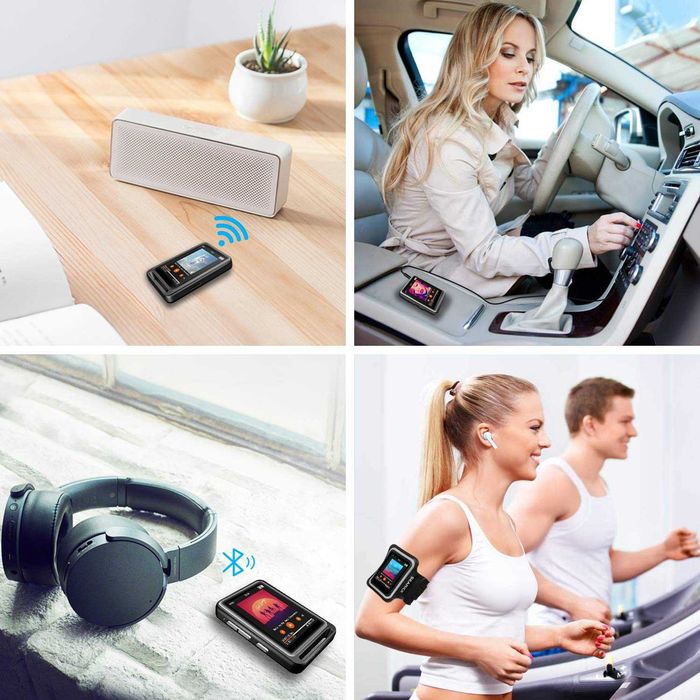 MP3 Player, Searick 16G MP3 Player with Bluetooth 4.2, 2.4"