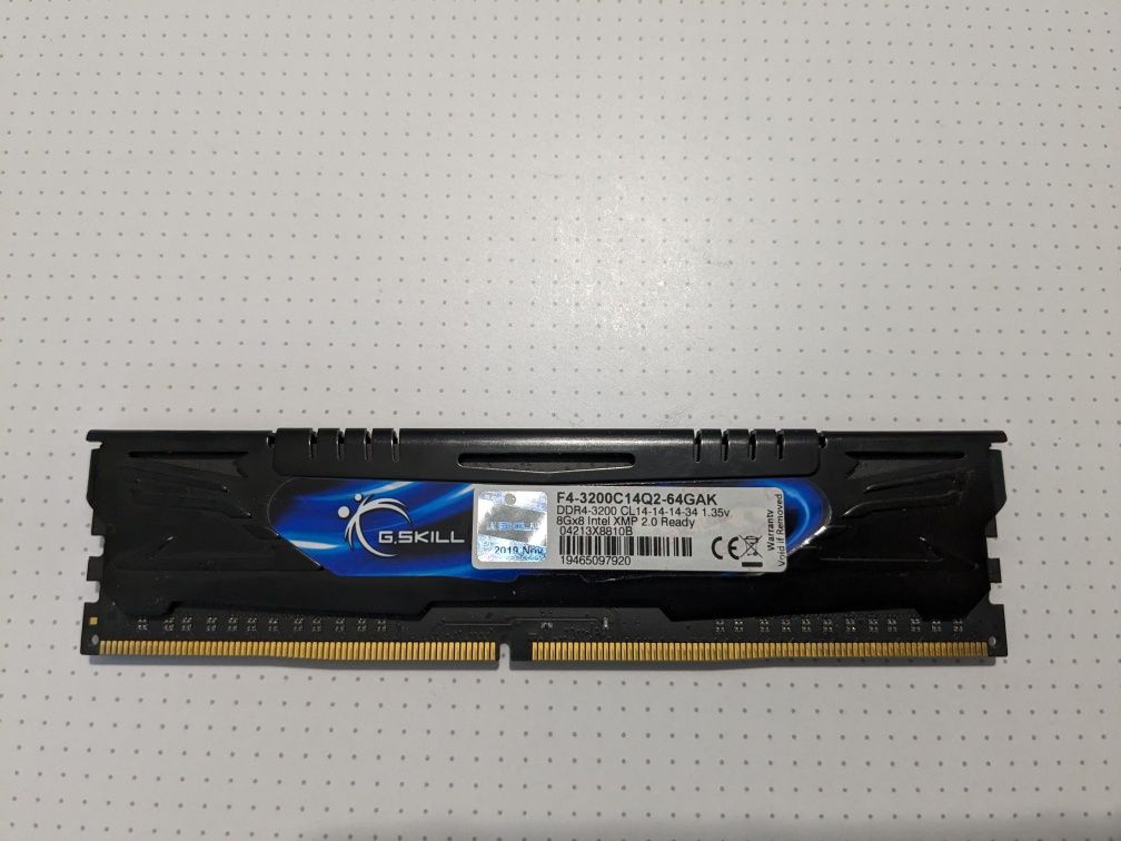 Оперативна память G.Skill Ares 3200cl14 ddr4 8GB