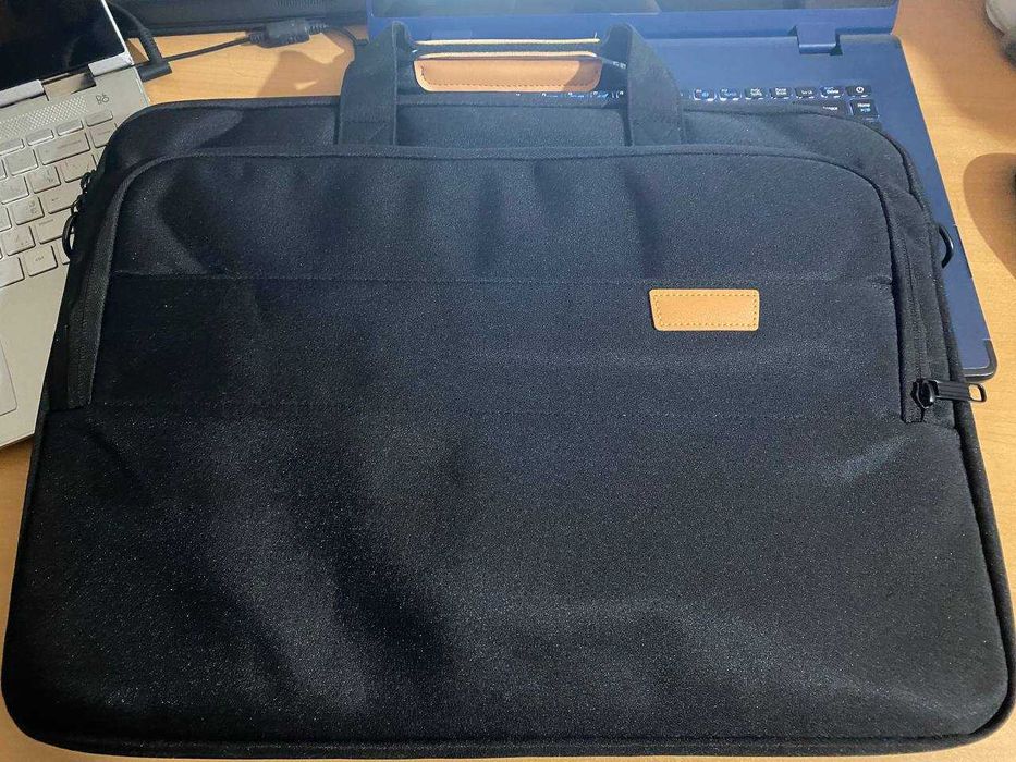 Сумка для ноутбука 17.3" дюйма, 3 зовнішні кишені, органайзер, чорна