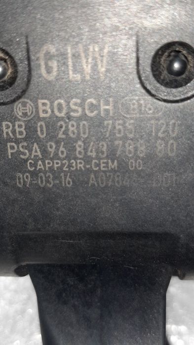 Педаль газа  GLV BOSCH 816 RB 0 280 755 120 PSA 96 843 788 80 CAPP23R