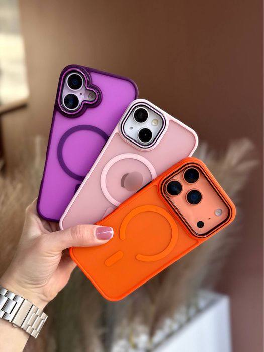 Чохол протиударний iPhone 17 Pro Max айфон про макс оранжевий