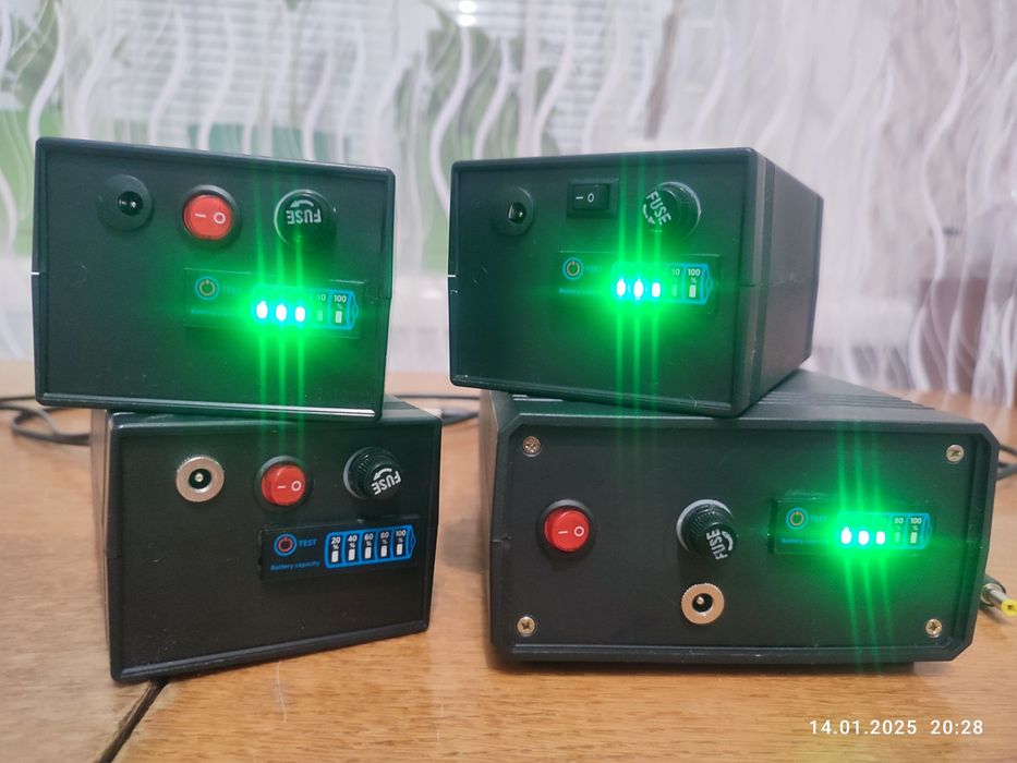 Mini UPS ДБЖ на акумуляторах Lifepo4, для роутера, камер відеонагляду