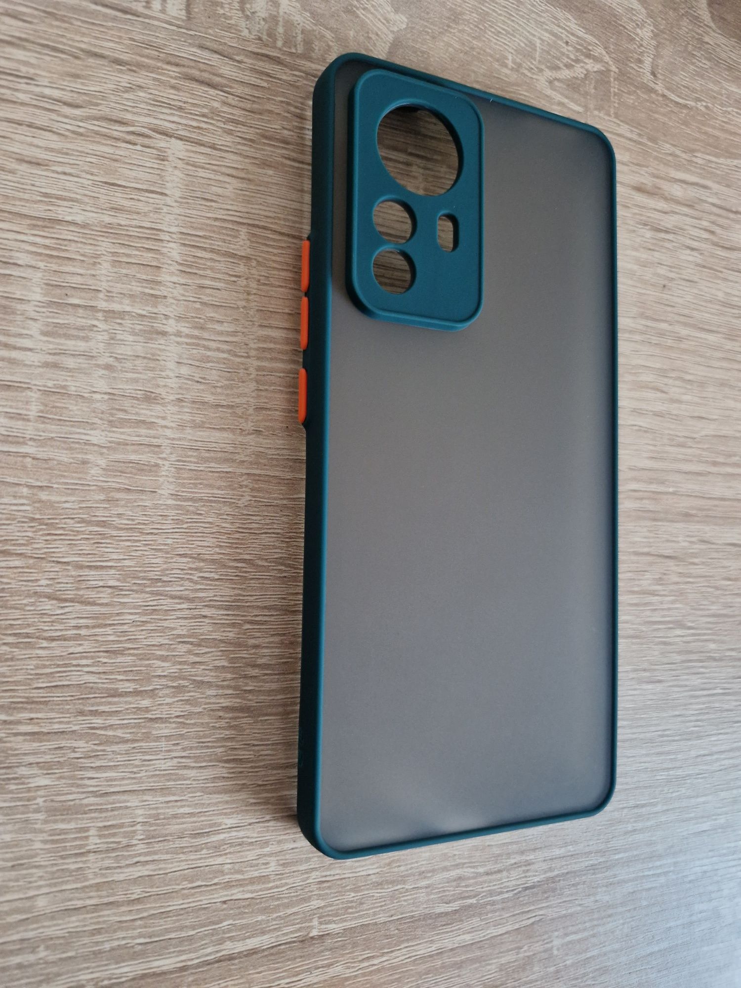Etui Vennus Color Button Bumper do Xiaomi 12 Pro Zielony
