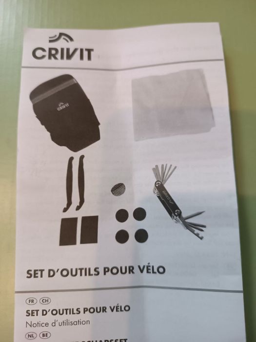 Набір інструментів для ремонту велосипеда велонабір Crivit