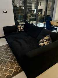 Sofa kanapa wypoczynek Royal IV Lux Brw czarna do salonu