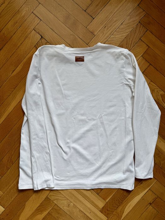 Koszulka MUUV Apparel biała long sleeve 100% bawełna XL