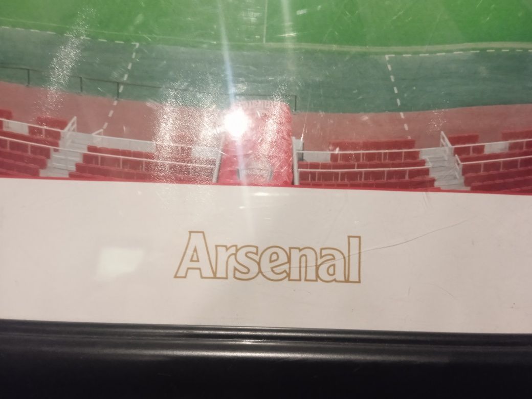 Obraz Arsenal szkło Emirates Stadium licensed Granada Ventures 2006r