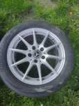 Felgi aluminiowe 16" Mercedes + zimowe opony Bridgestone 205/55 R16