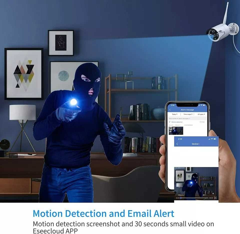CCTV sistema de segurança kit vigilância vídeo