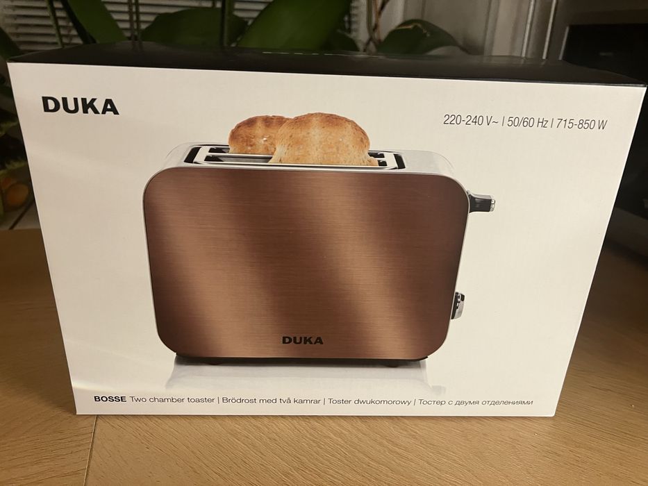 Toster DUKA miedziany