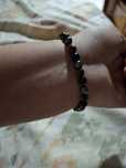 Pulseira castanha e preta