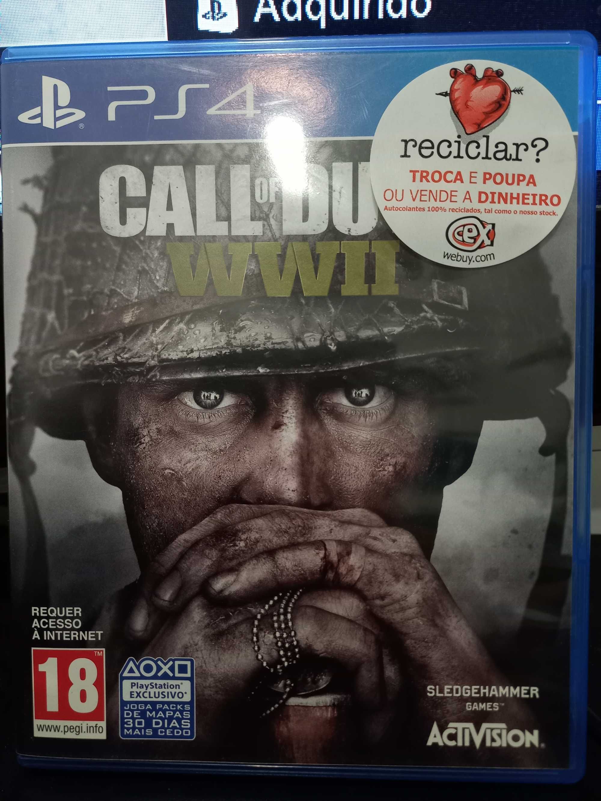 Call Of Duty: WW2 PS4 como novo