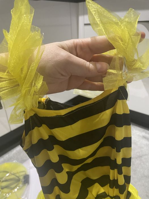 Kostium strój pszczółka sukienka 3 el 100-110