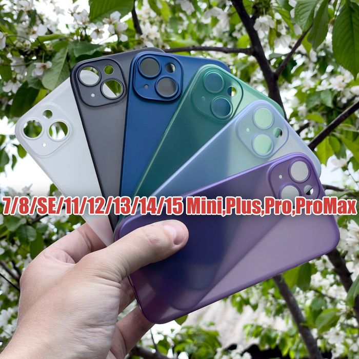 Ультратонкий чохол на iPhone 7 та інші 11·12–Чехол для айфон–Cases