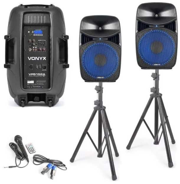 Акустична система VONYX PSS302 Set 10" SD/USB/MP3/BT з підставками