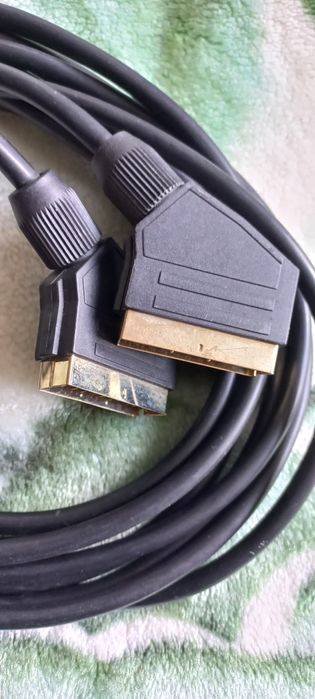 якісний кабель SCART-SCART,Gold, ПОЗОЛОТА, 5 м., тільки Луцьк