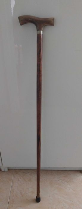 Bengala de Madeira + Borrachas Ponteiras