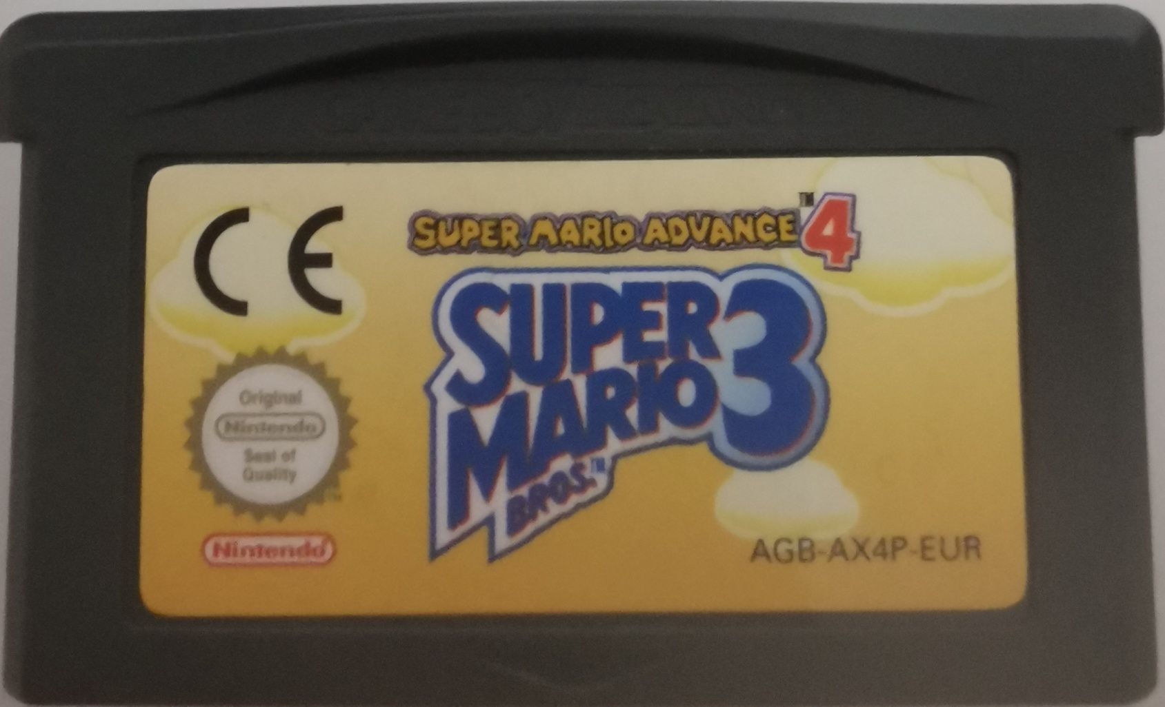 Super Mario 3 com manual gba