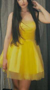 Sprzedam żółtą sukienkę