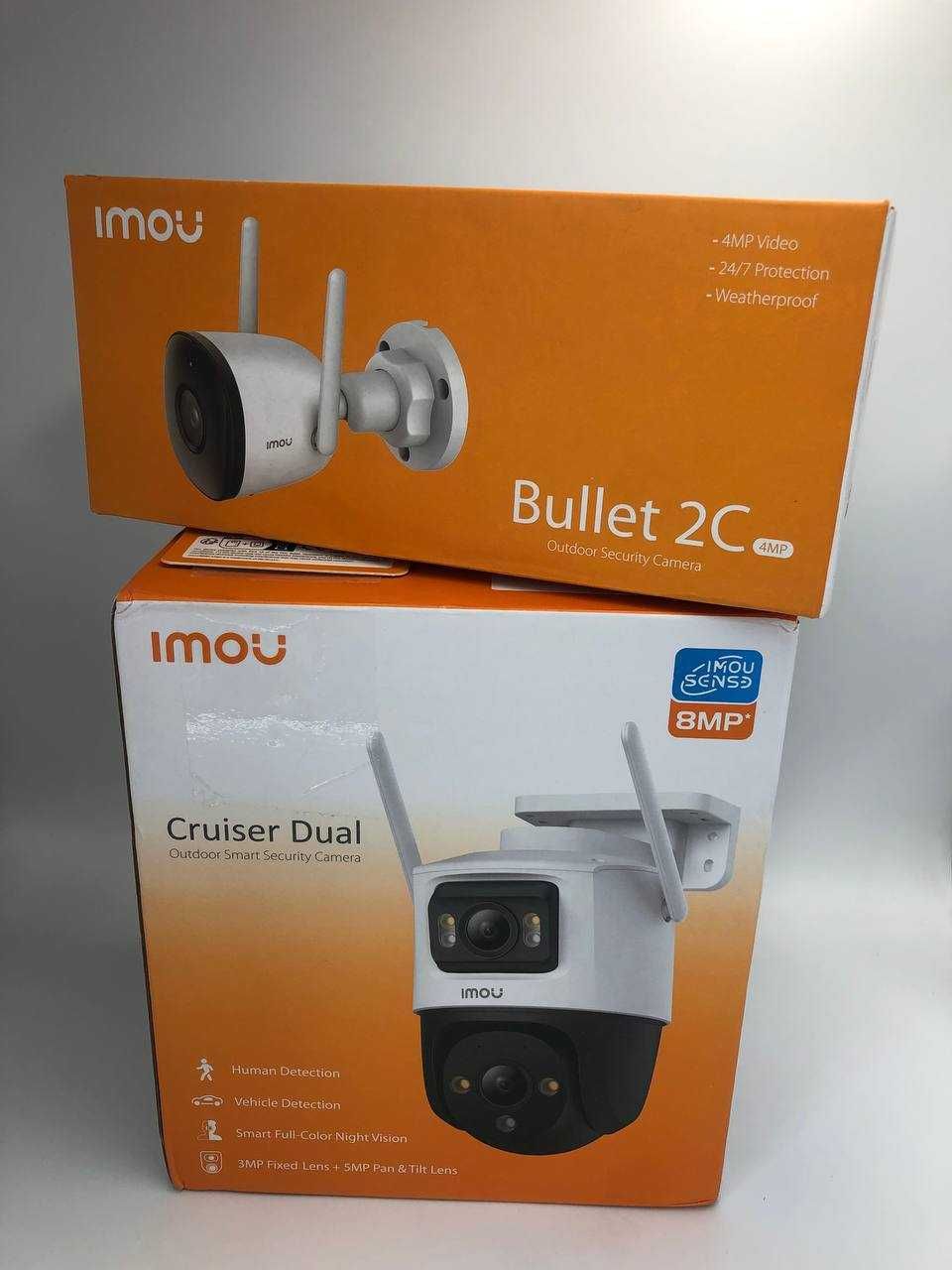 Камера відеоспостереження IMOU Cruiser Dual 8MP / IMOU Bullet 2C (4MP)