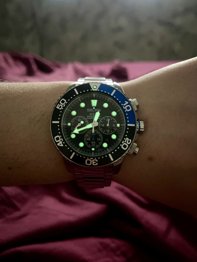 Seiko Solar Chronograph Diver’s 200m