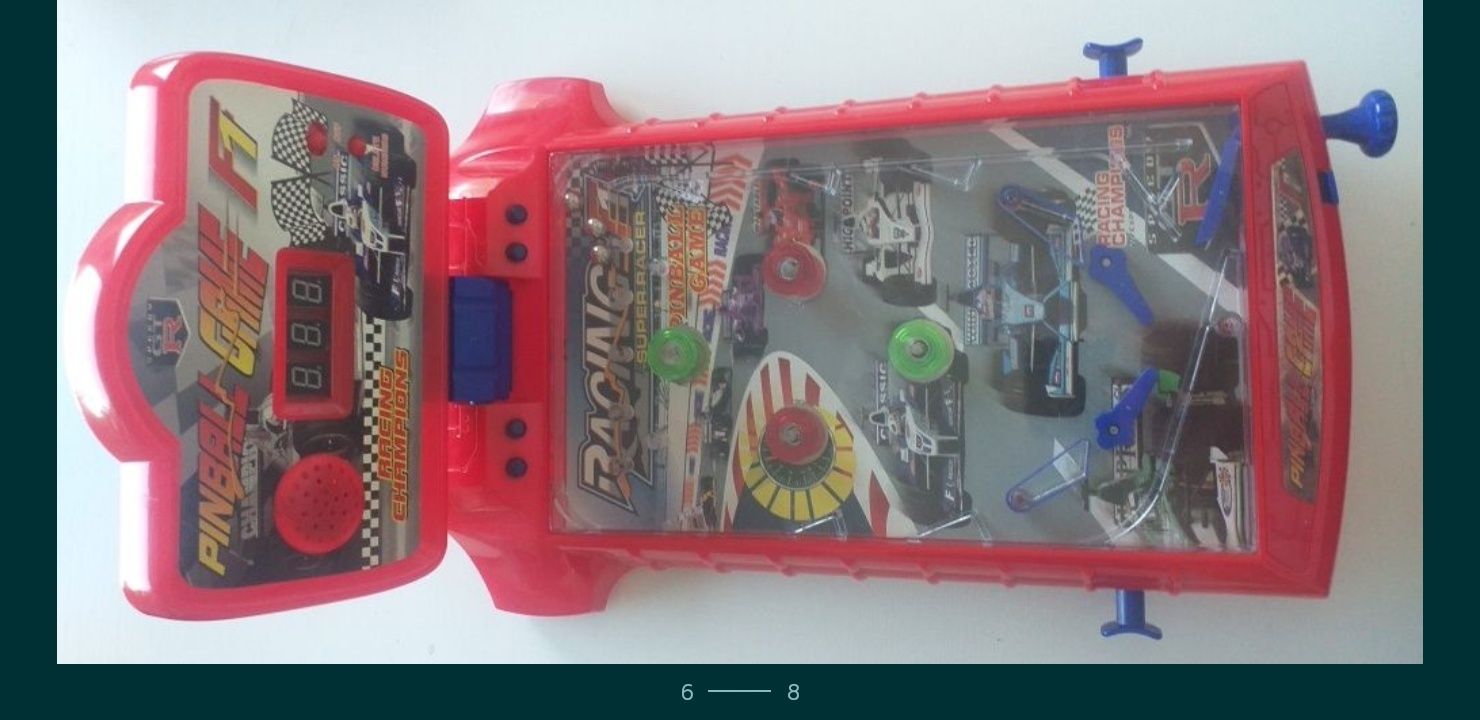 Fliper, Pinball, Racing F1, gra dla dzieci,wyścigi, autka, auta,