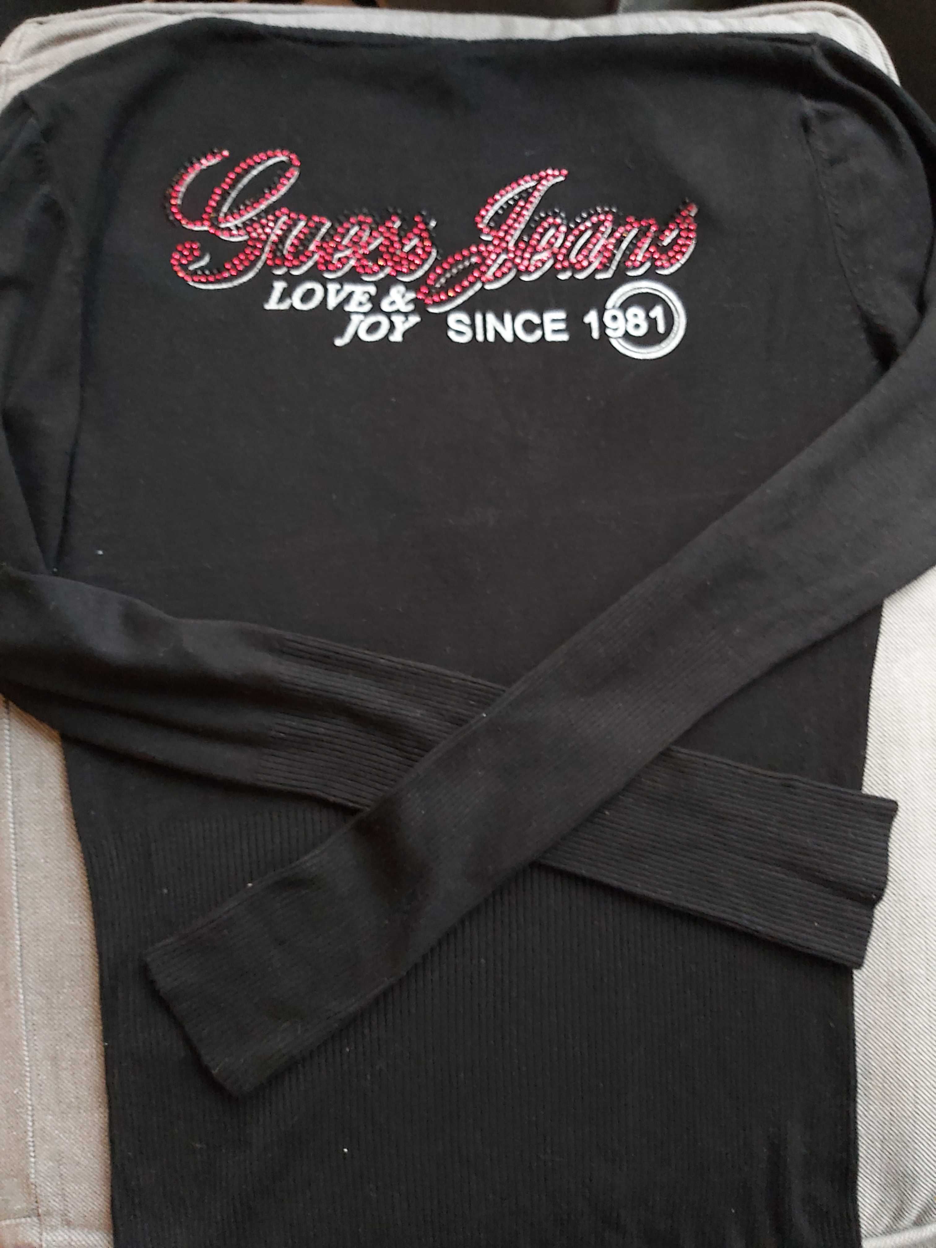 Damski czarny sweter Guess rozmiar XL