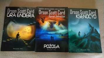 Orson Scott Card, trzy książki: Gra Endera, Pożoga, Ksenocyd