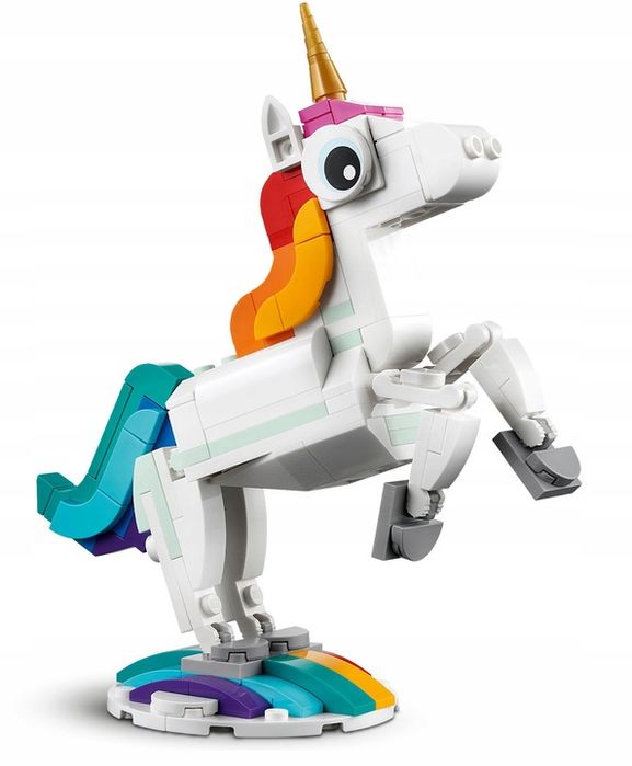 Lego Creator 3w1 Magiczny Jednorożec 31140 + Urodzinowy Niedźwiedź 305