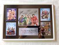 Moldura Série The Big Bang Theory com Autógrafos (A4)