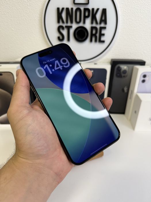 iPhone 15 Pro Max 256 Gb Black Neverlock Гарантія Обмін 39303