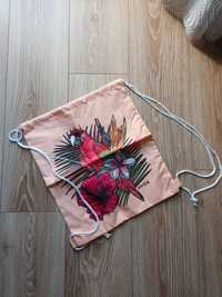nowy plecak torba worek Avon papuga sznurki