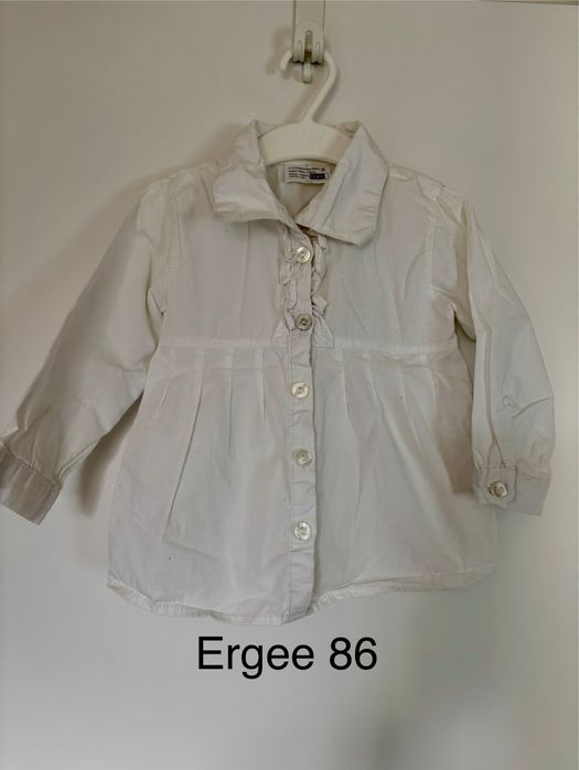 Ergee 86 biała koszula dziewczynka niemowlę święta sesja