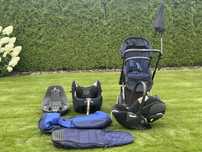 Cybex Priam 3w1 + foteliki Cloud Z i Sirona Z + baza Isofix+akcesoria
