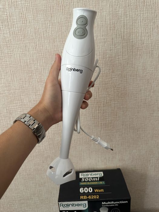 Блендер погружний Rainberg RB-6202 600W + підставка