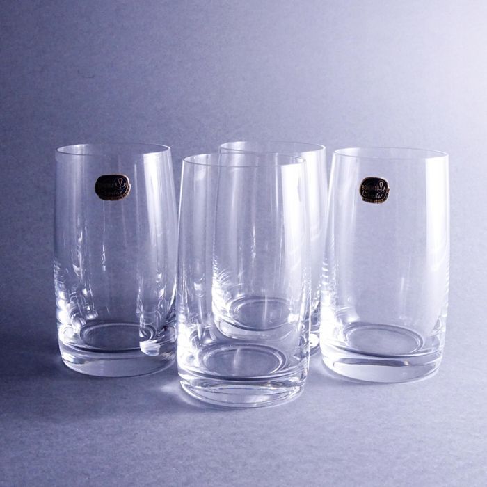 kryształowe szklanki bohemia crystal