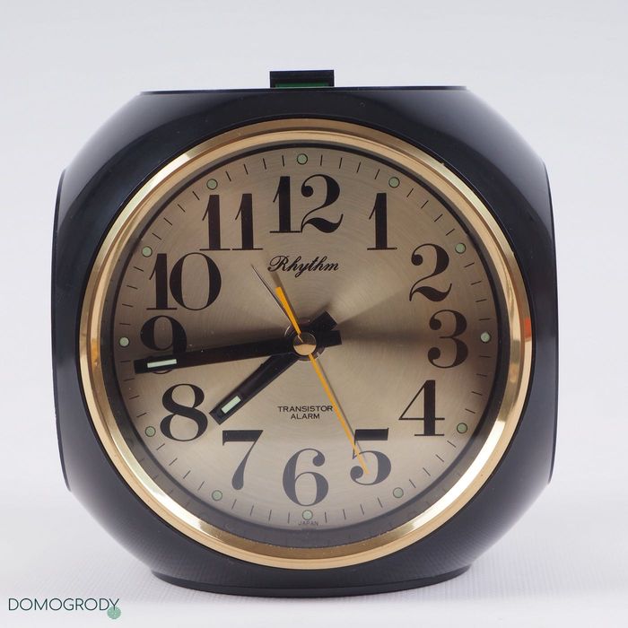 Zegar – Budzik w stylu Space Age RHYTHM Japonia lata 60/70-te