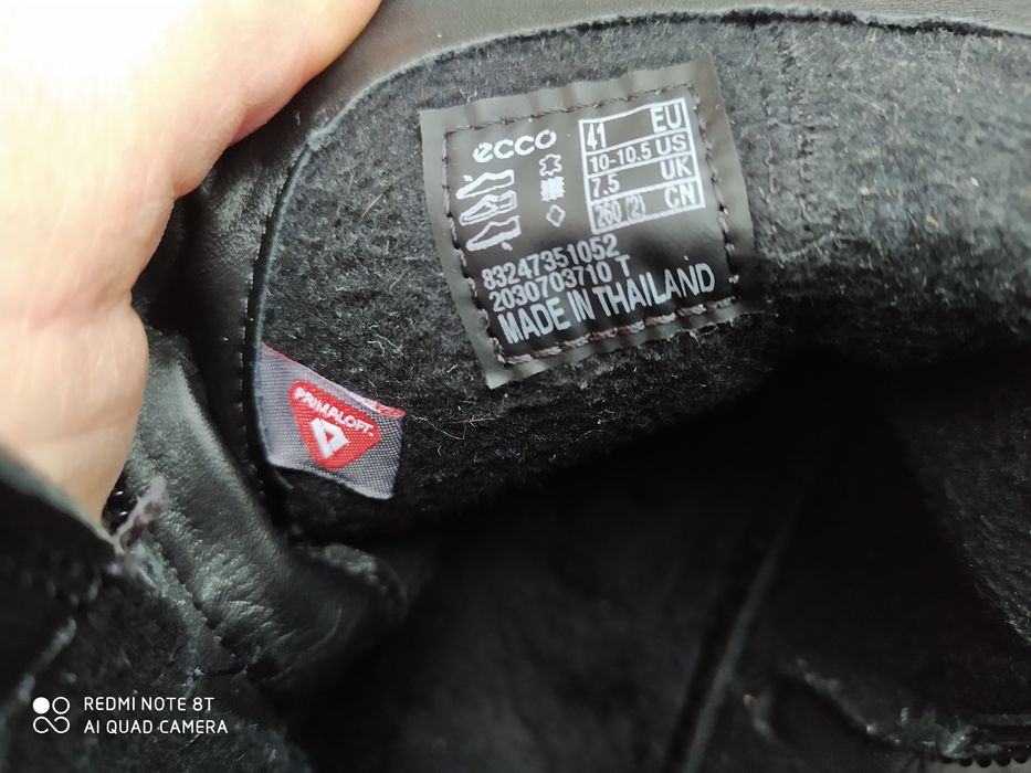 Ecco 41 ботинки жіночі єврозима чоботи шкіряні черевики сапоги ессо