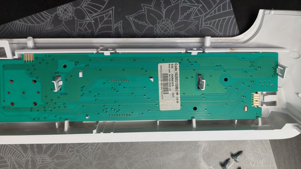 Indesit PWSE 6128 W  - części, panel przedni, programator, sterownik,