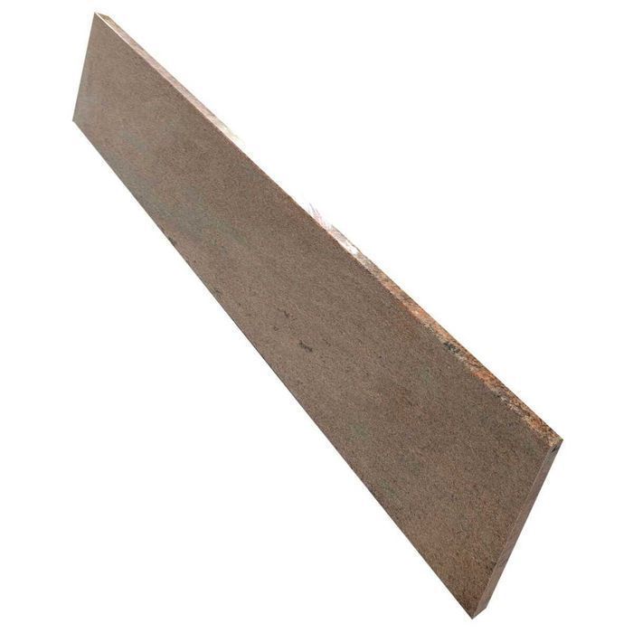 Stopień granitowy Multicolor Red płomieniowany 150x33x2 cm czerwony