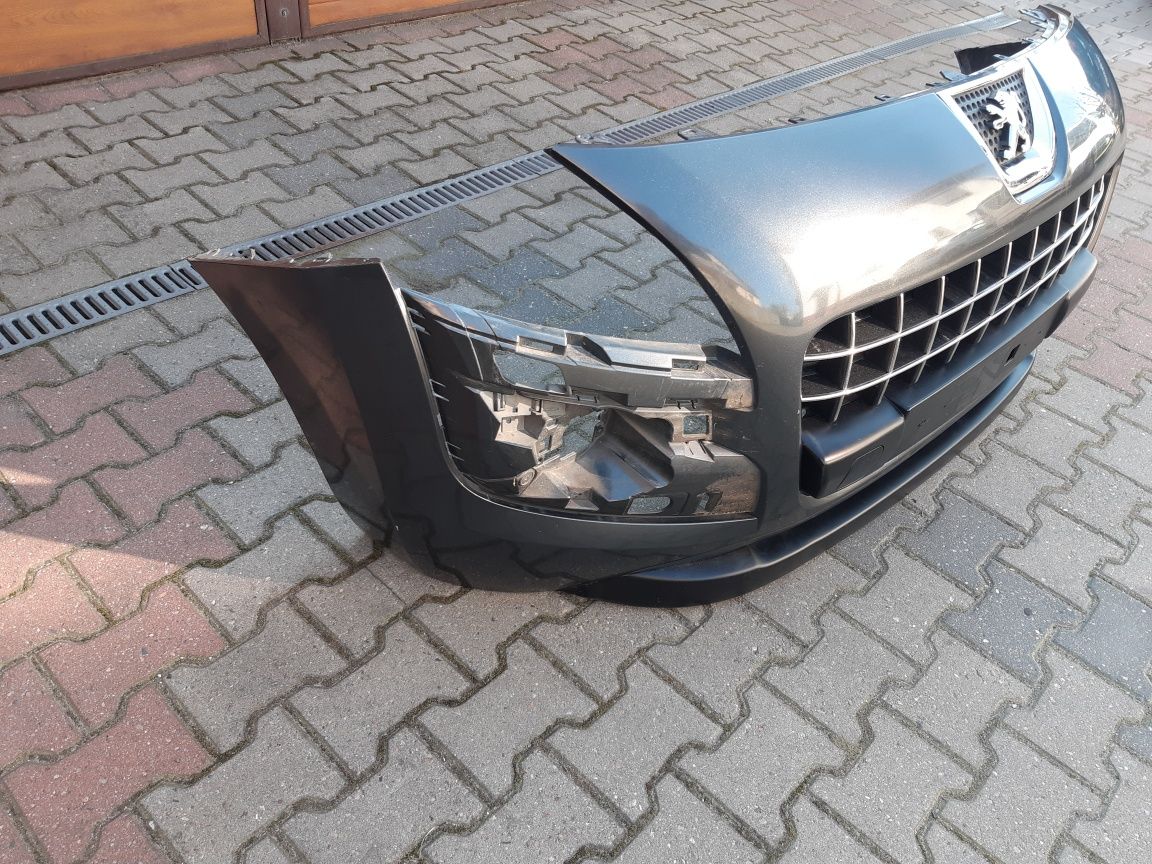Zderzak Przedni Peugeot 3008 I przed Liftem T84 Chrom Kratka Orginal