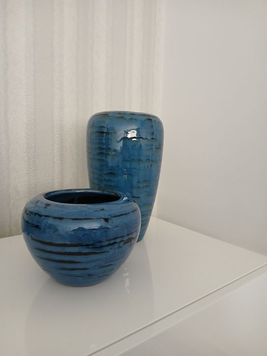 Conjunto de jarras decorativas