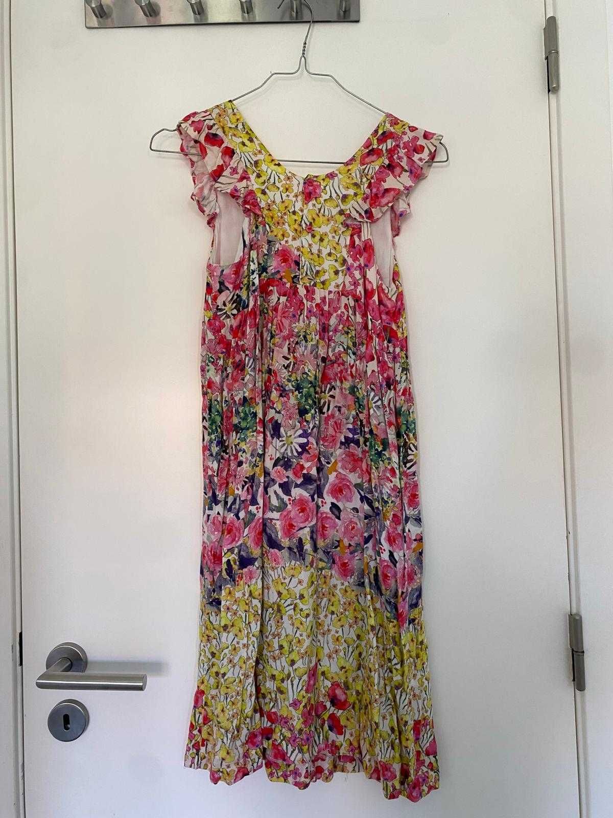 Vestido flores ZARA
