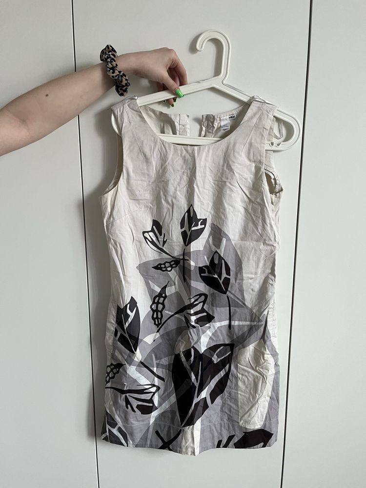 Sukienka w kwiaty h&m 38