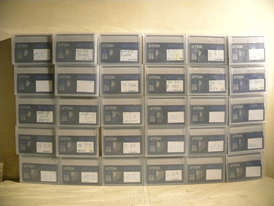 57 kaset do kamer TDK mini DV 60 fajny stan