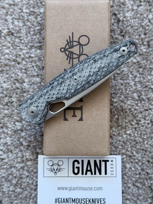 Складний ніж Giant Mouse Reo Denim Micarta MagnaCut. Оригінал!