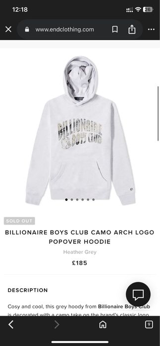 Худі Billionaire Boys Club BBC