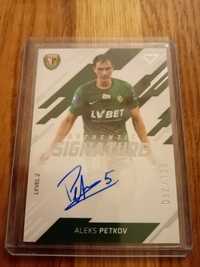 Karta Ekstraklasy Authentic Signature - Aleks PETKOV - Śląsk Wrocław