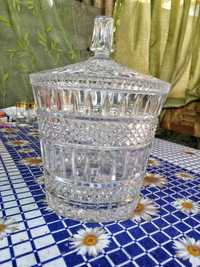 Крюшонниця кришталева хрустальна ваза чаша для напоїв